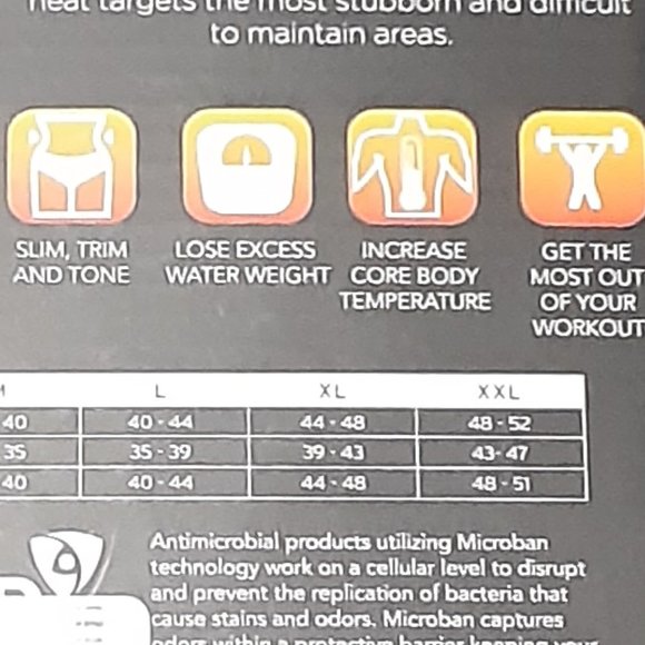 Men's Neoprene Sauna TEK Vest NIB Size XL. - Picture 5 of 5